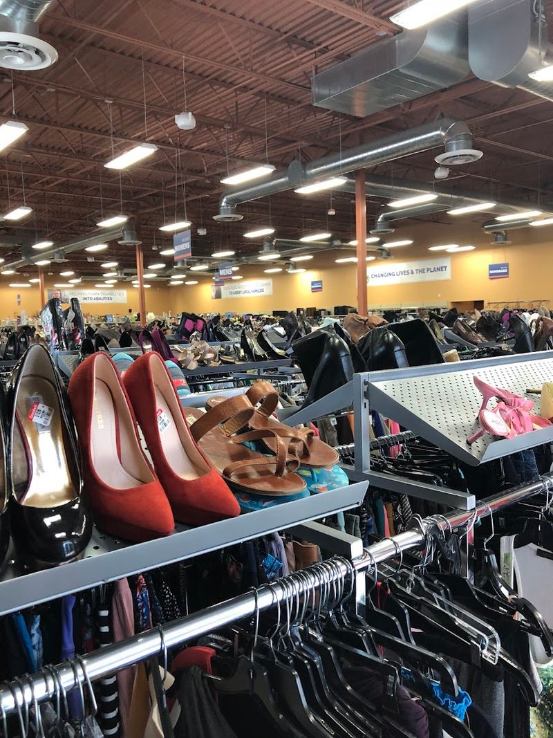 Shoes Displayed at Eye Level Throughout the Store