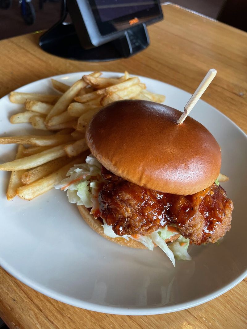 Spicy chicken sandwich