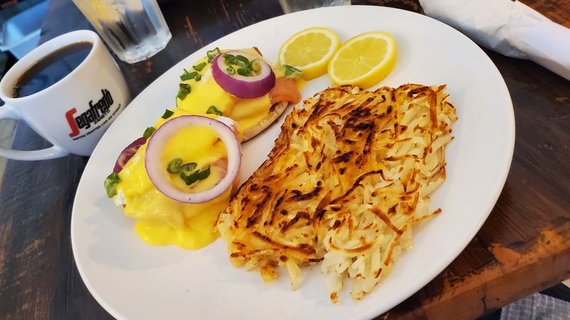 The Salmon Benedict That Earns Repeat Visits