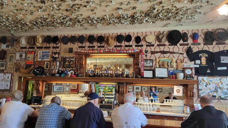 A Bar Area That Belongs in a Western Film