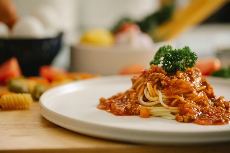 Spaghetti with meat sauce