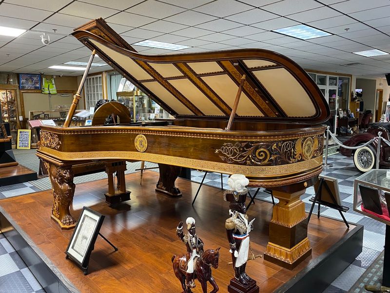This Hidden Florida Car Museum Features More Than 160 Vintage Vehicles 5 A Stunning Collection of Steinway Grand Pianos