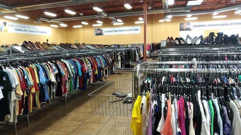Clothing Organized by Size — A Rare Thrift Store Win