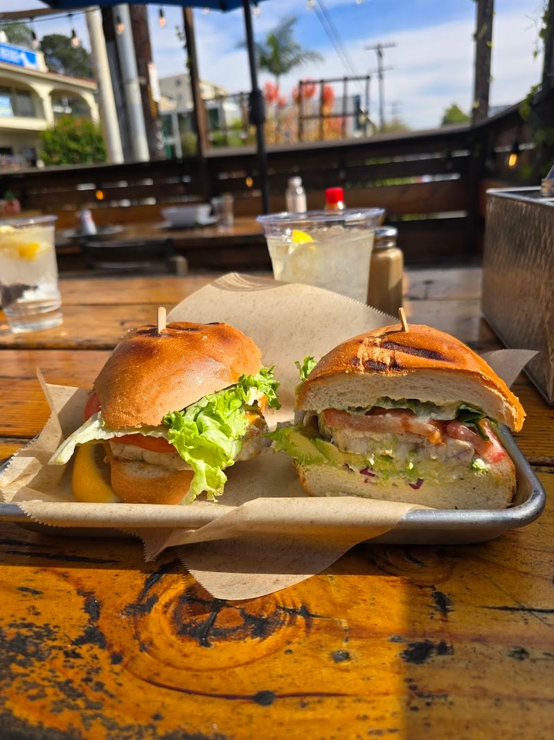 Ahi Tuna Sandwich with Wasabi Sesame Crust