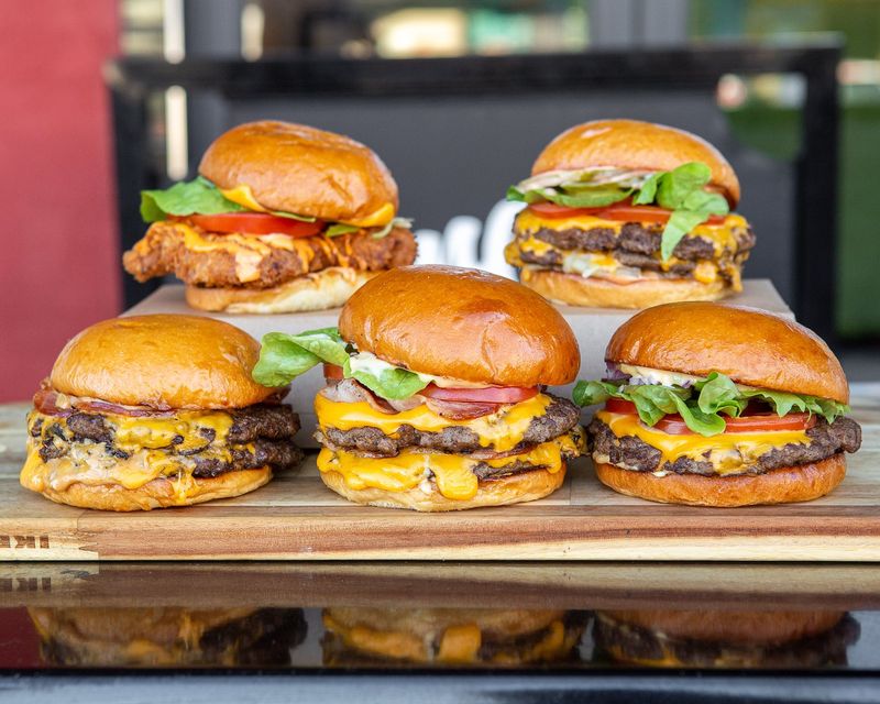 Peanut butter burger