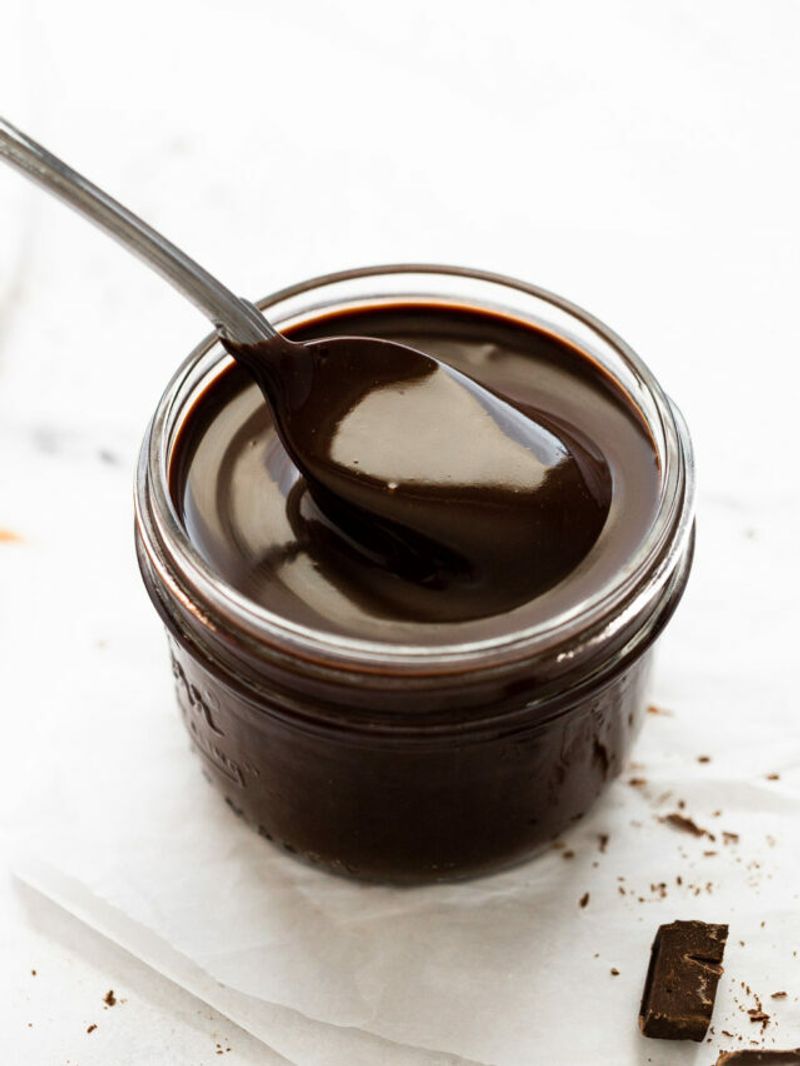 Chocolate syrup tins