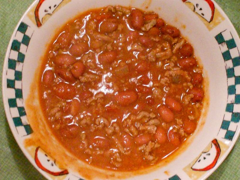Canned chili