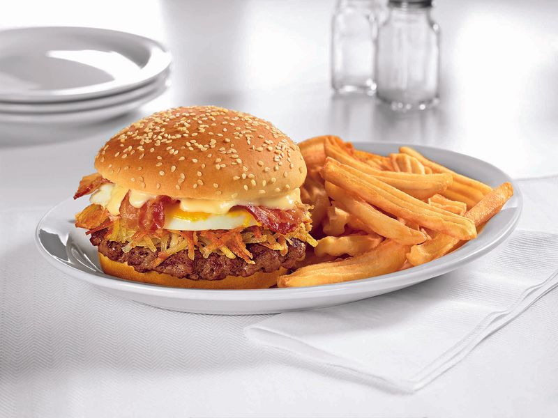 The Greatest Fast Food Burgers of All Time, Ranked 17 Slamburger, Denny's
