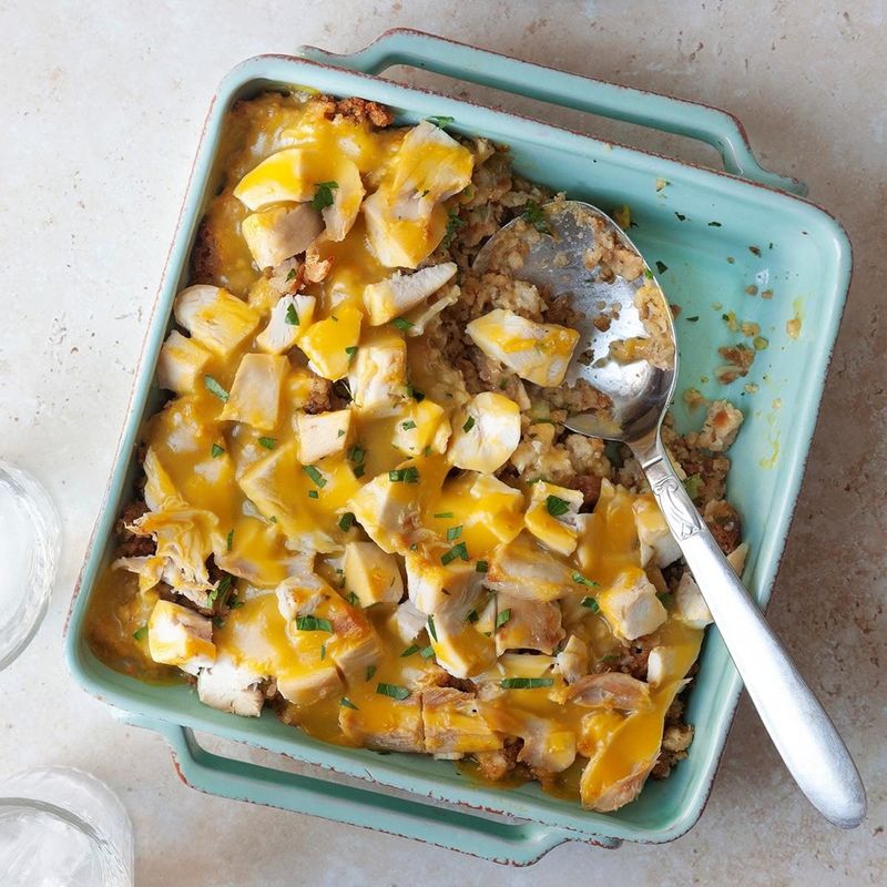 Turkey leftovers casserole