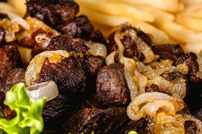 Beef liver with onions