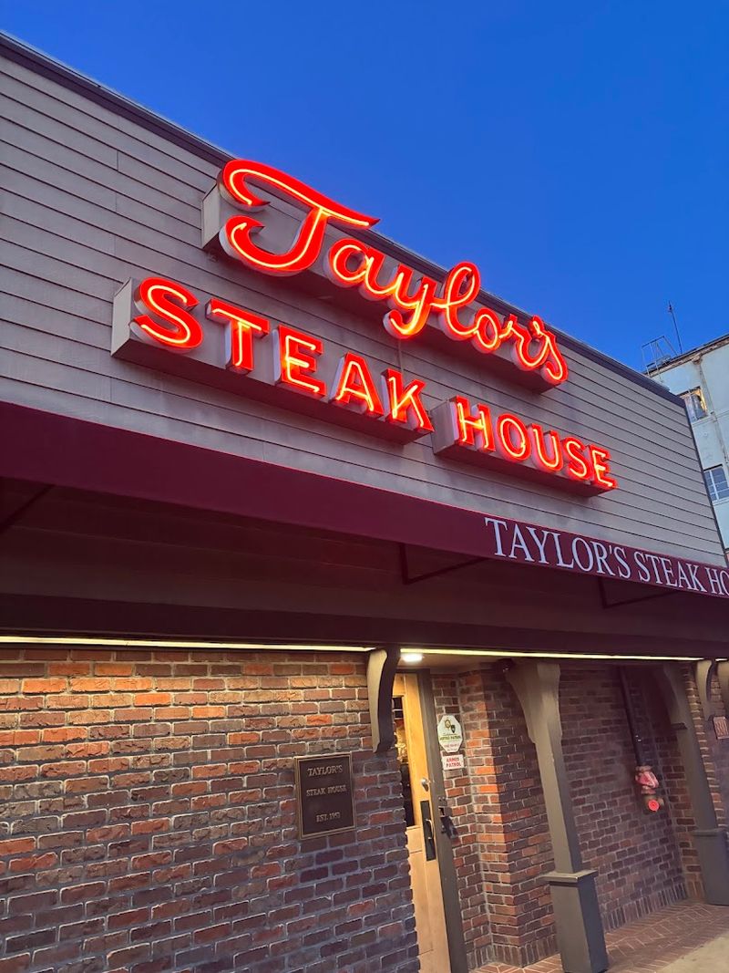 12 California Steakhouse Classics That Still Do It The Right Way 5 Taylor's Steak House - Los Angeles, California