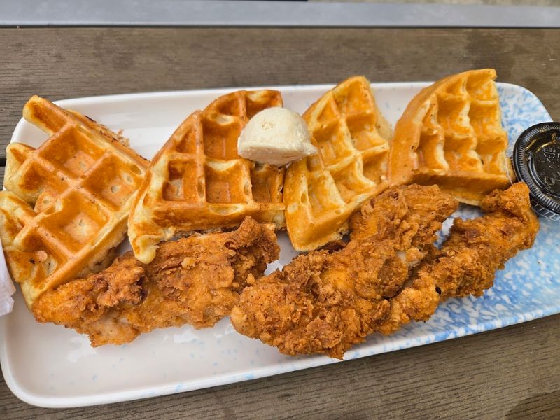 Chicken and Waffles Done the Southern Way