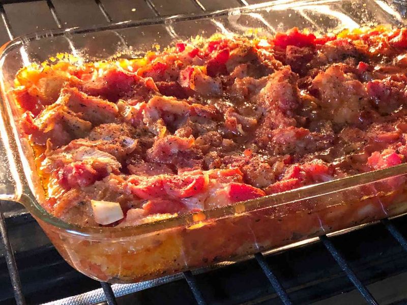 Canned stewed tomatoes