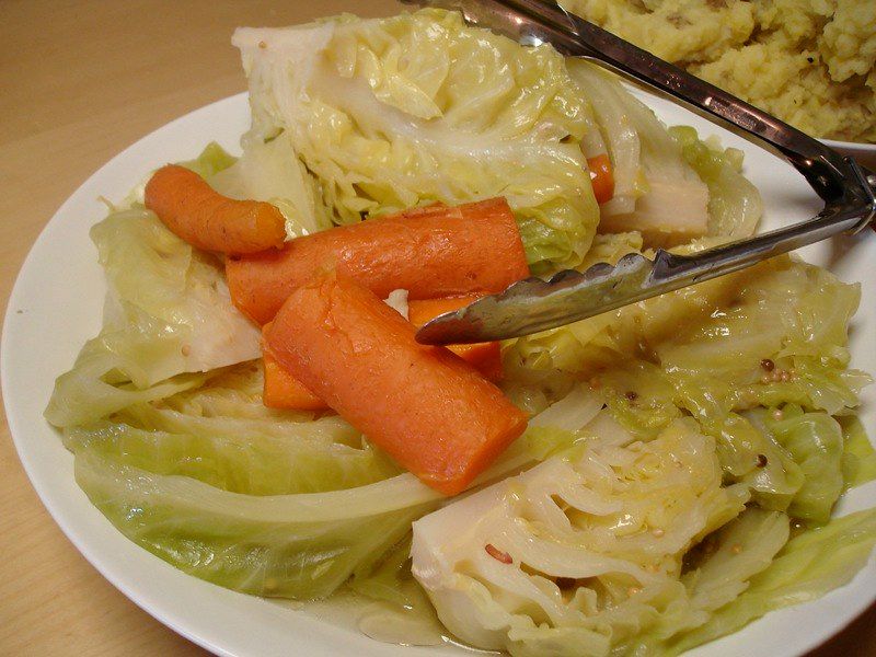 Boiled cabbage
