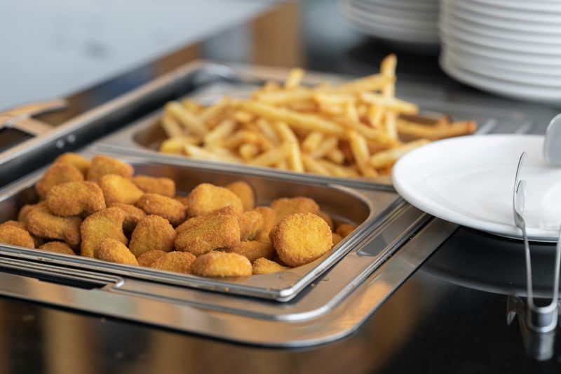 Chicken nuggets and fries