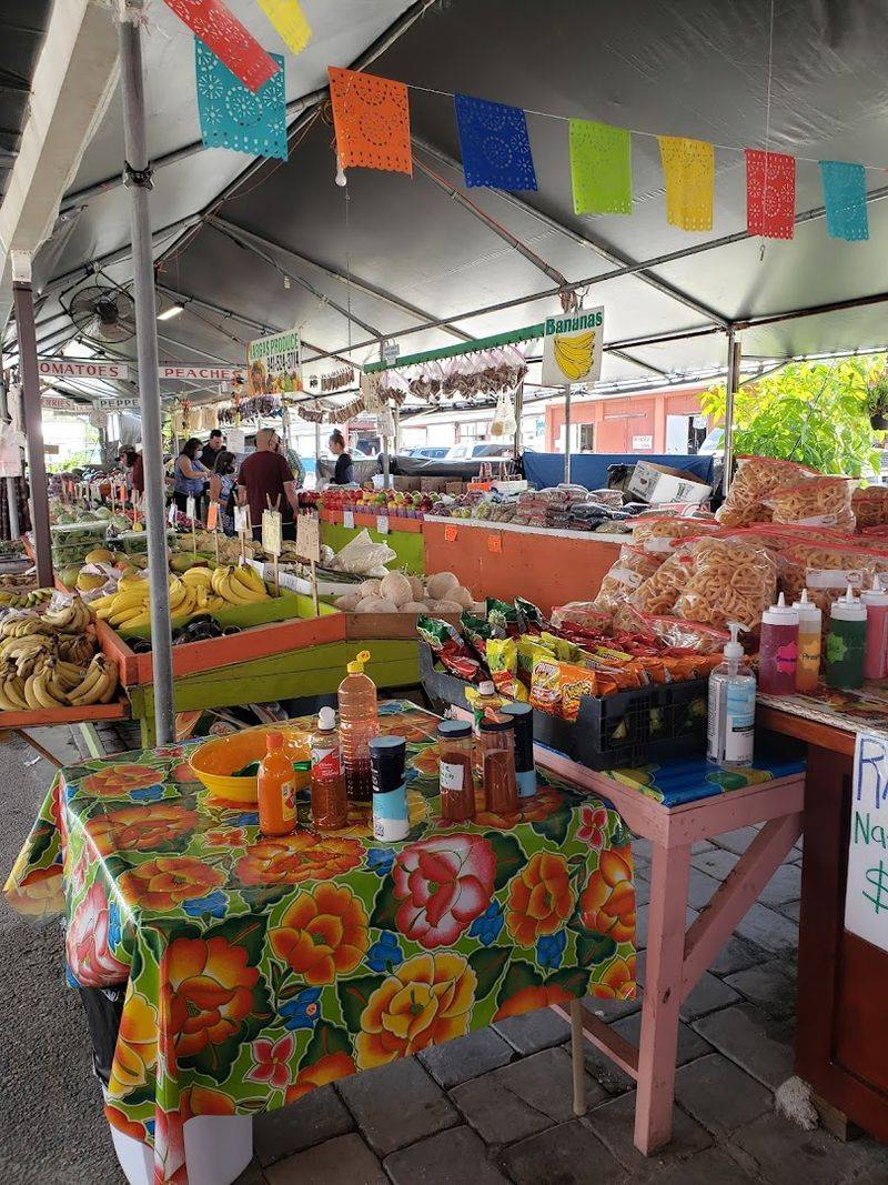 Outdoor Vendor Stalls Full of Surprises