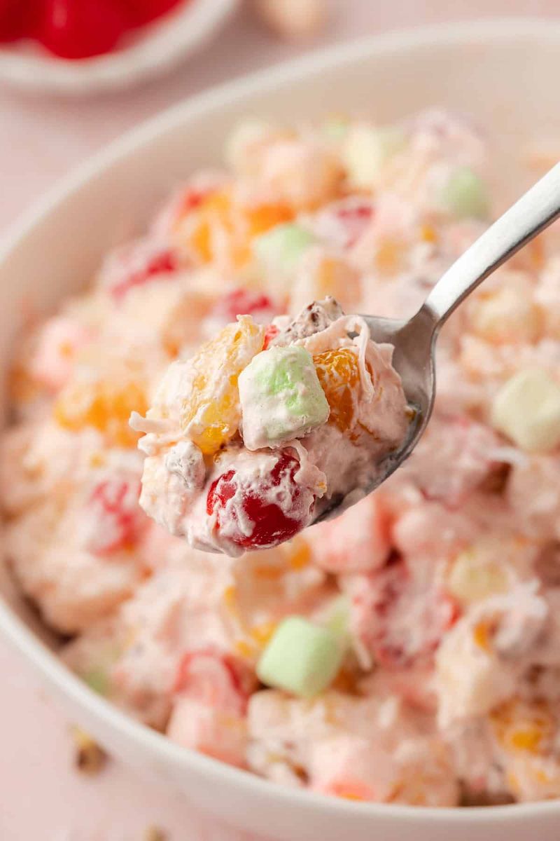 21 Foods That Used to Be Normal at the Table - and Would Start Drama Today 3 Ambrosia salad