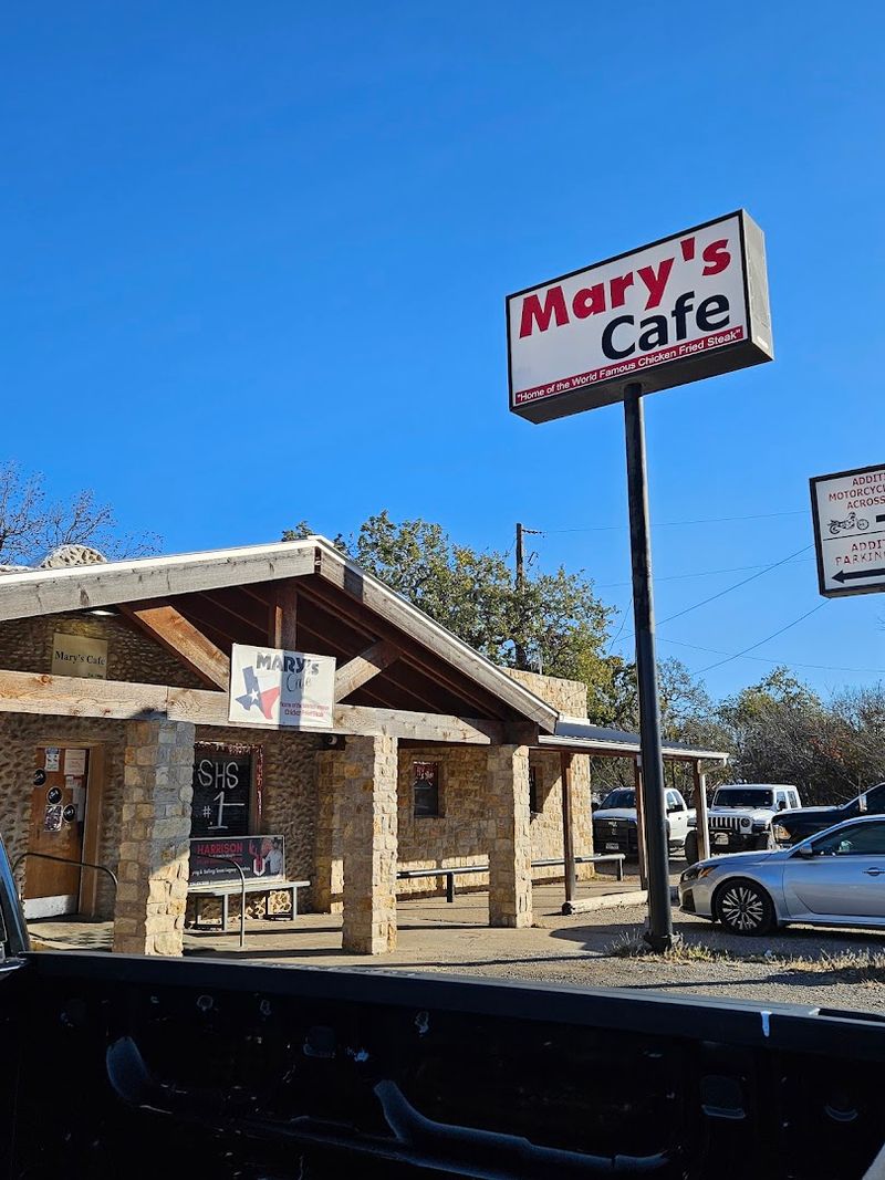 11 Texas Small-Town Cafes Where The Pie Case Does All The Talking 6 Mary's Cafe - Strawn, Texas