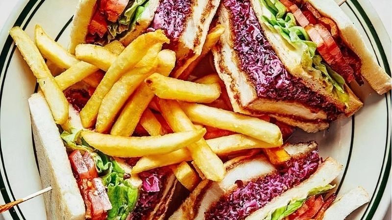 Chicken Katsu Club Sandwich