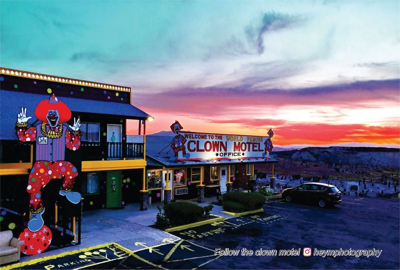 These 9 Nevada Roadside Diners Are Perfect for a Spring Drive in 2026 8 World-Famous The Clown Motel - Tonopah, Nevada