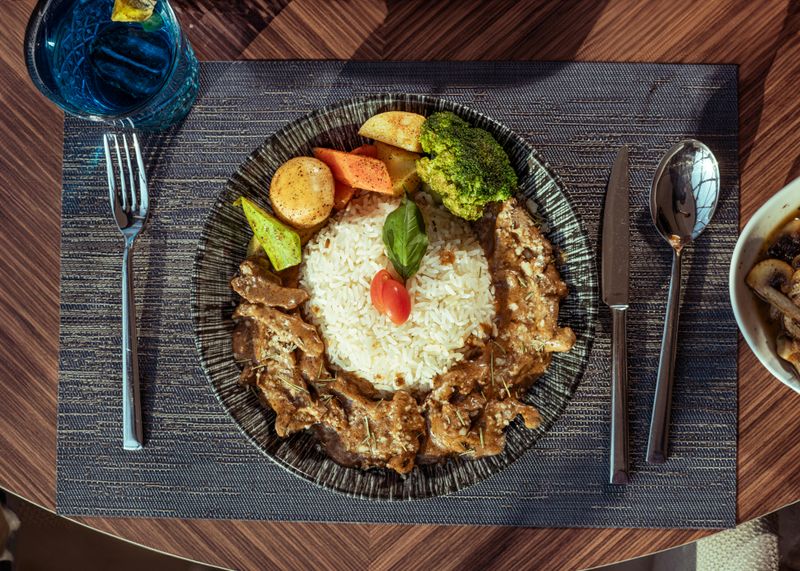 Beef stroganoff from a box
