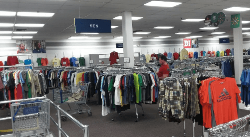 Clothing Organized by Size and Color