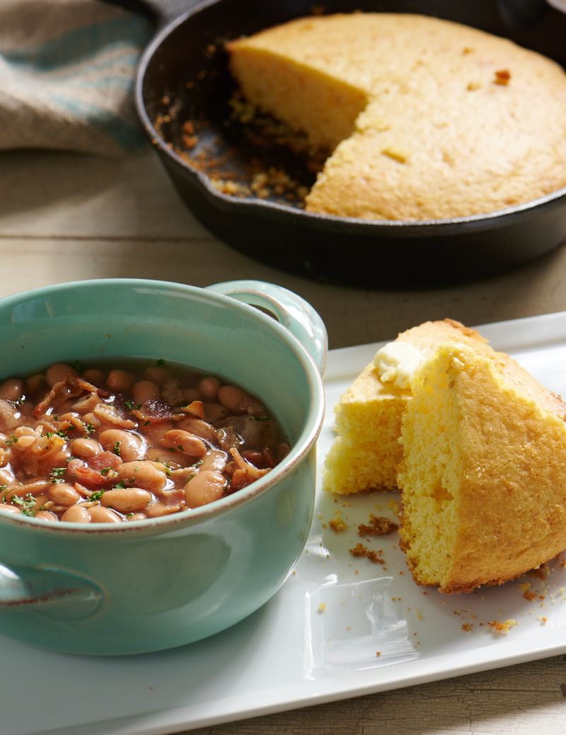 Beans with cornbread