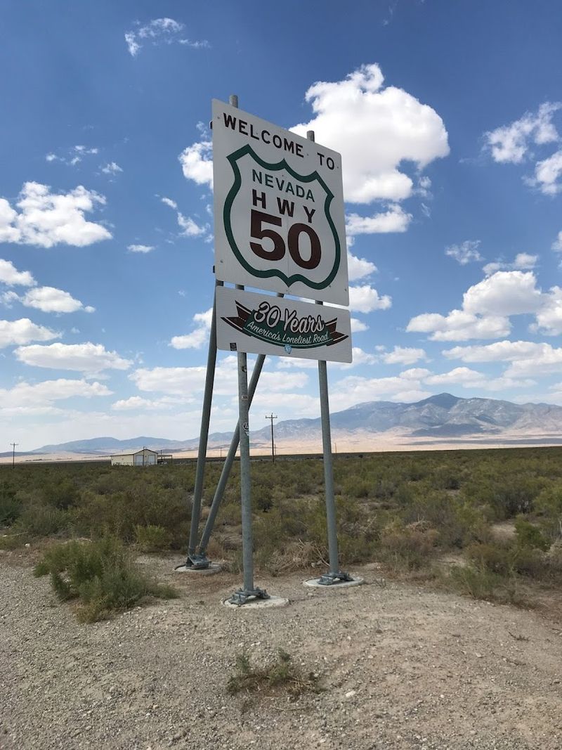 US-50 Sign - Ruth, Nevada
