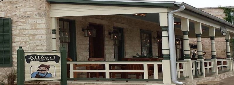 9 Texas German Restaurants That Still Feel Like A Tradition 6 Altdorf Biergarten - Fredericksburg, Texas