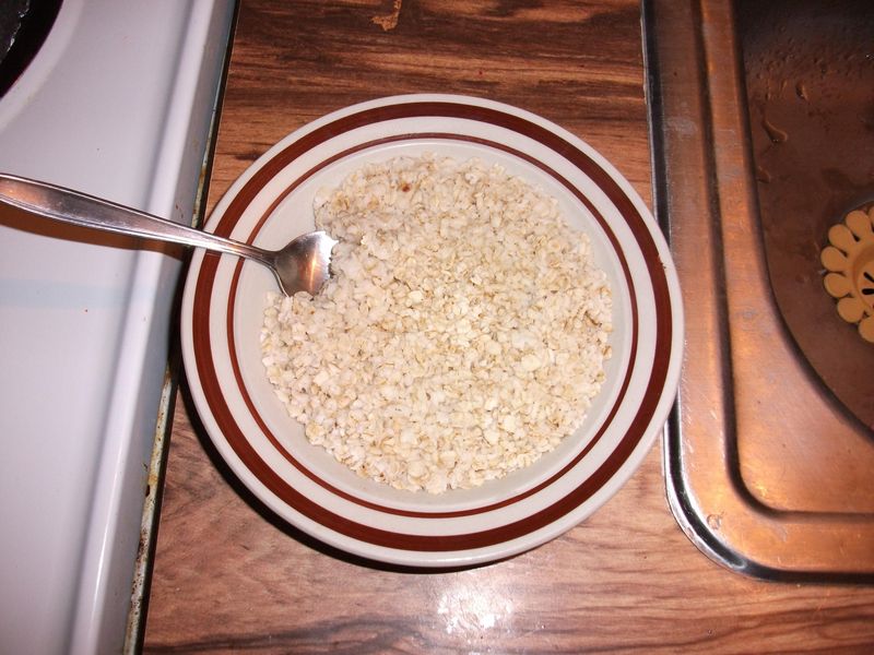 Sugary oatmeal packets