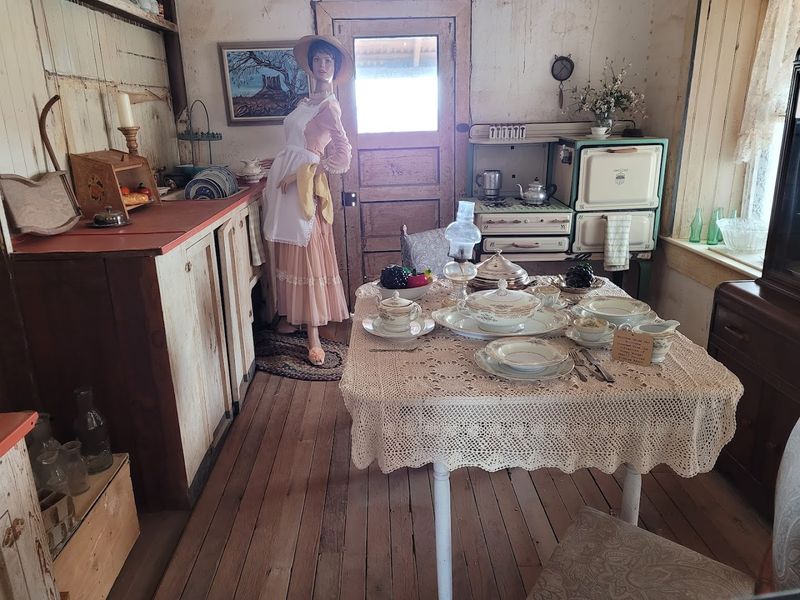 The Saloon and Historical Artifacts Inside