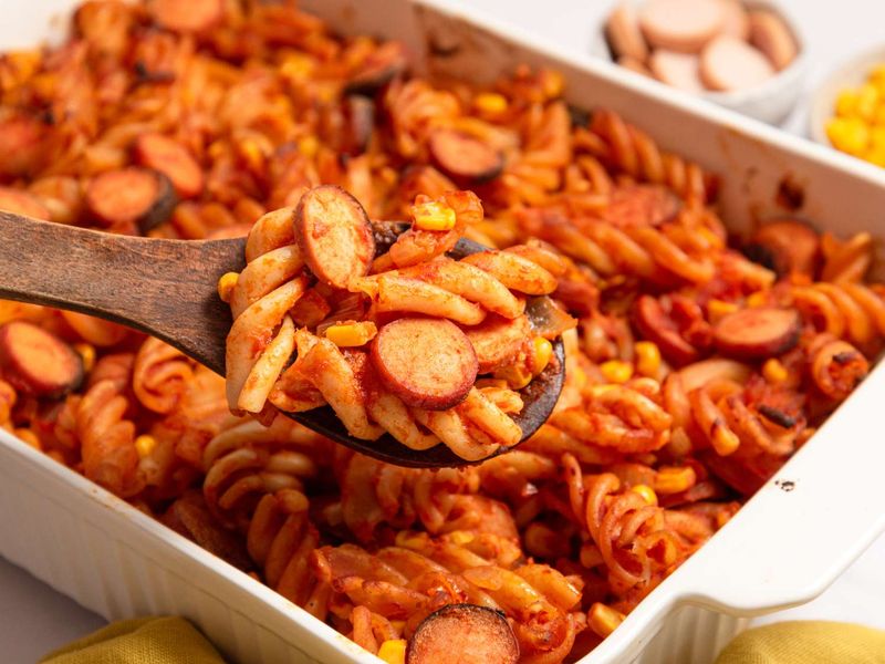 22 Forgotten Dishes That Prove People Used to Eat Very Differely 20 Hot dog casserole