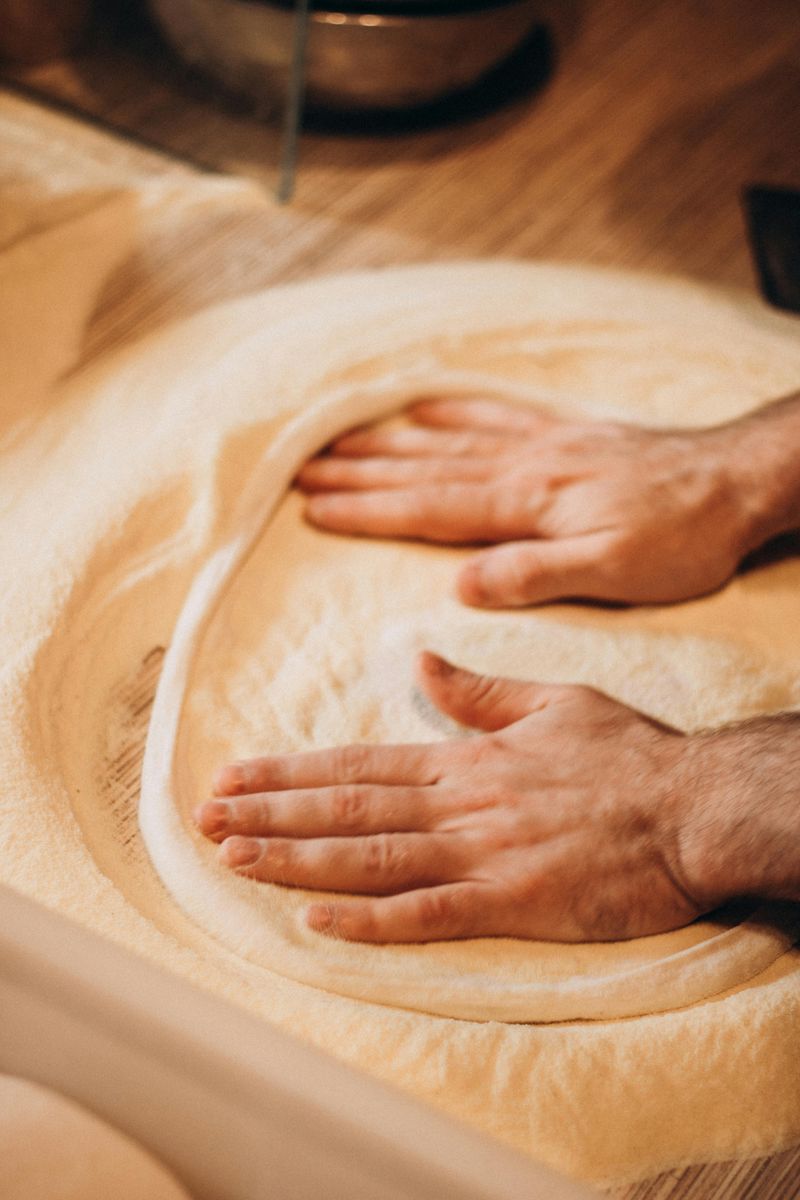Homemade pizza dough