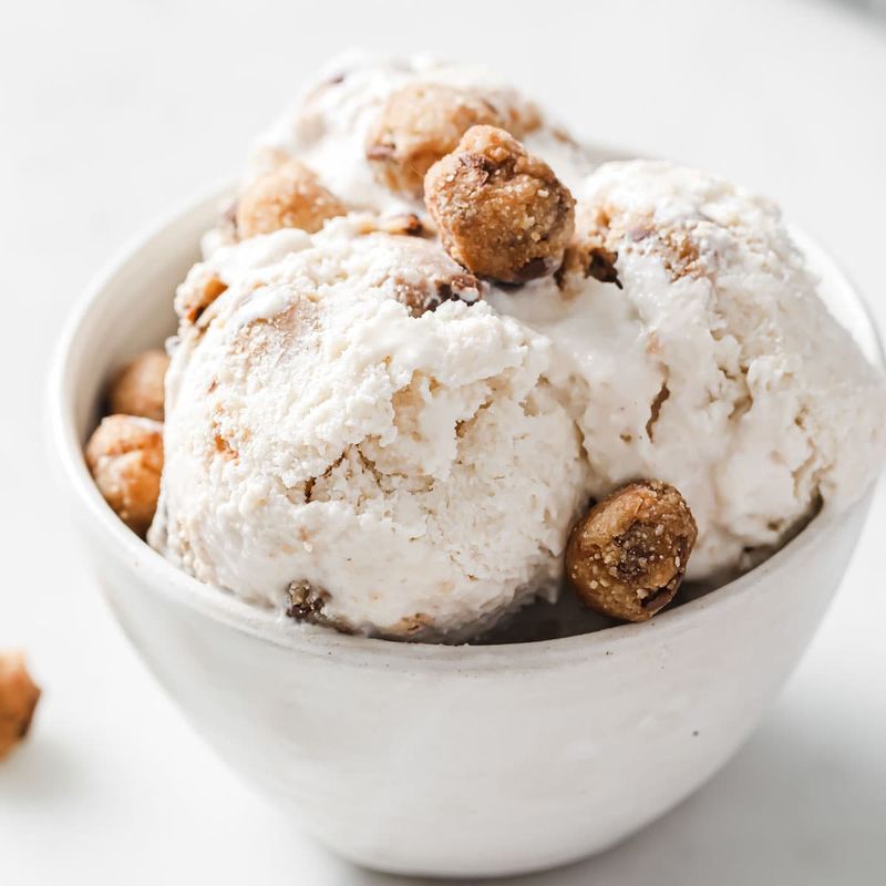 Almond milk ice cream