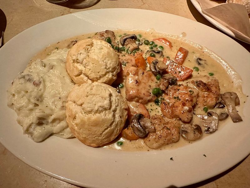 Chicken and biscuits