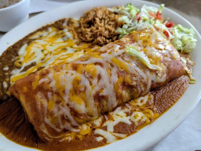 Green Chili Burrito Enchilada Style Worth the Drive