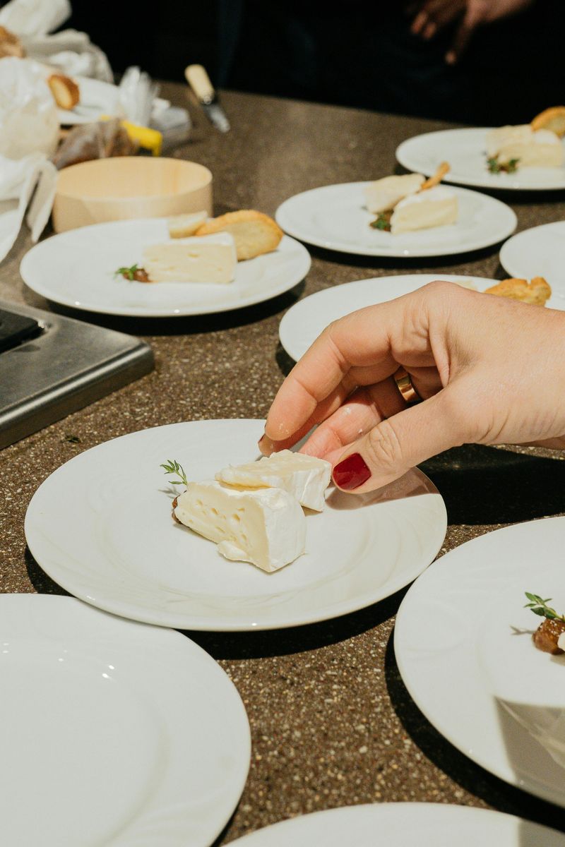 Cottage cheese plates