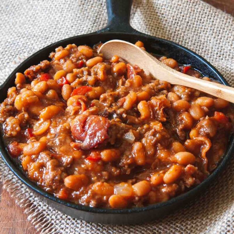 Sausage and beans