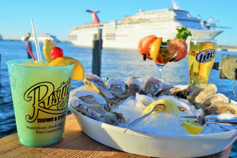 12 Florida Seafood Shacks Where the View Is Only Part of the Reason People Keep Coming Back 12 Rusty's Seafood and Oyster Bar - Cape Canaveral, Florida