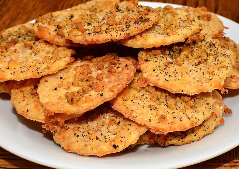 20 Lunch Foods That Used to Be a Flex - Now They’re a Secret 13 Cheese crackers