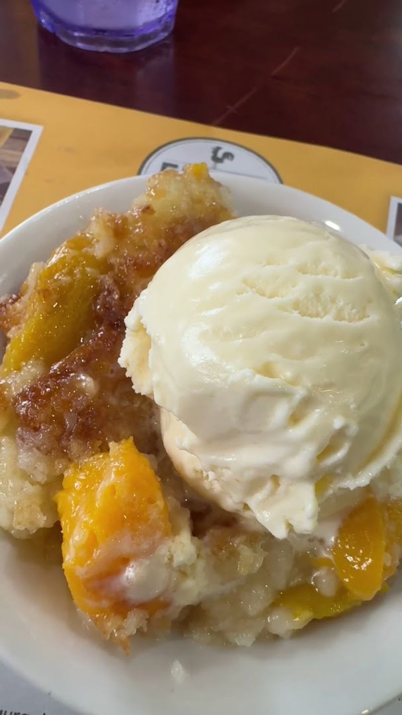 Peach Cobbler That Brings the Whole Meal Together