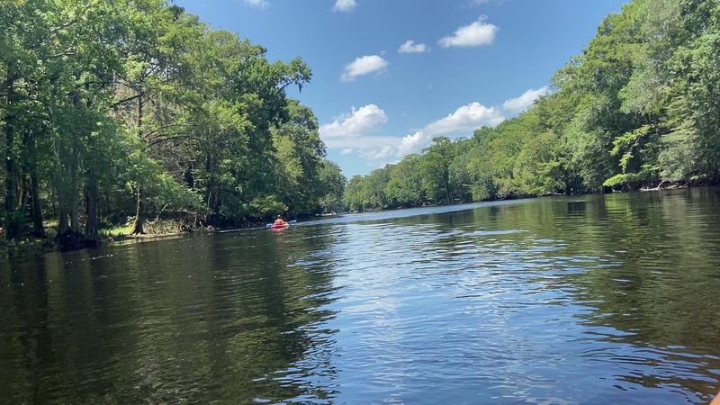 Kayaking the Santa Fe River from the Park