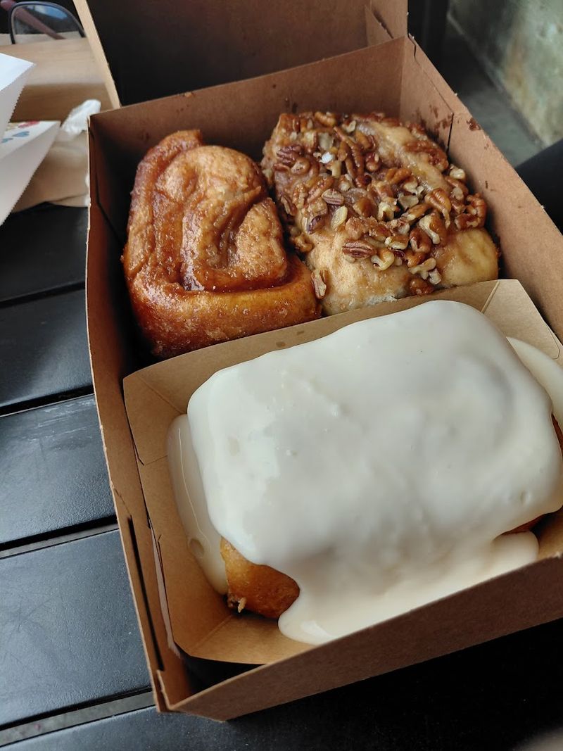 This California breakfast spot serves cinnamon rolls so big people end up talking about them all day 7 The Maple Bacon Roll — A Sweet and Savory Game Changer