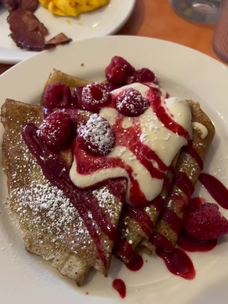 Raspberry Cream Crepes: A Lighter Side of Breakfast