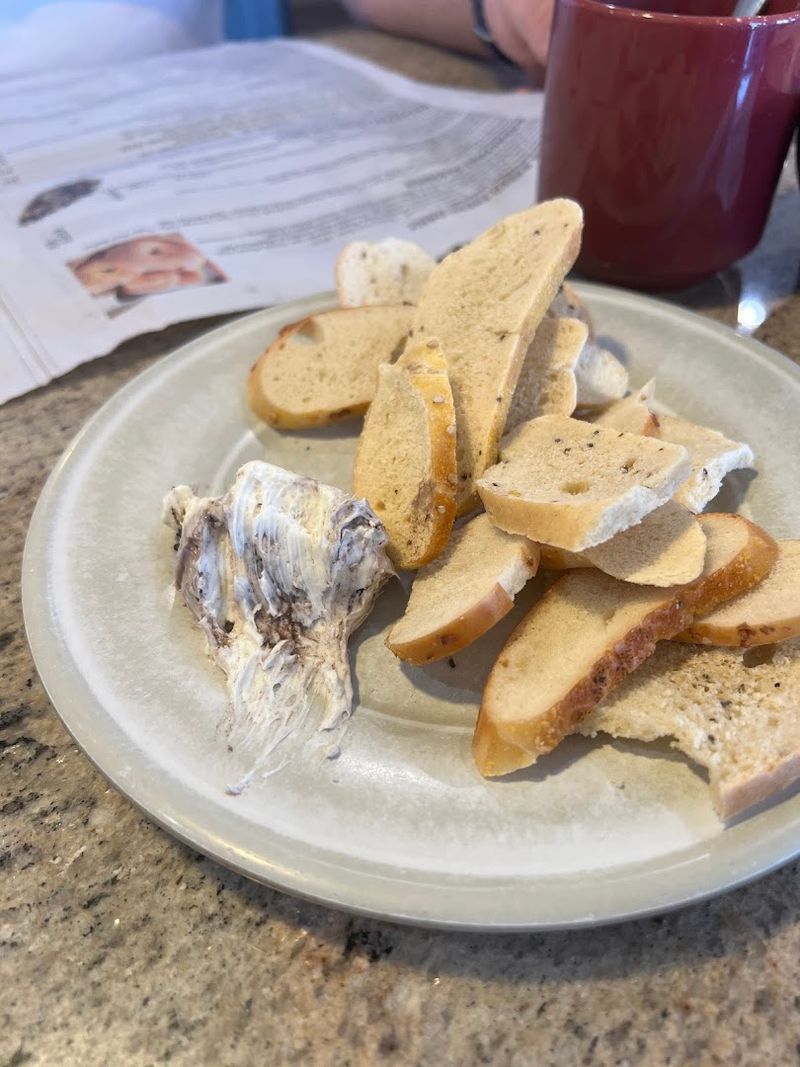 Bagel Chips and Cream Cheese to Start