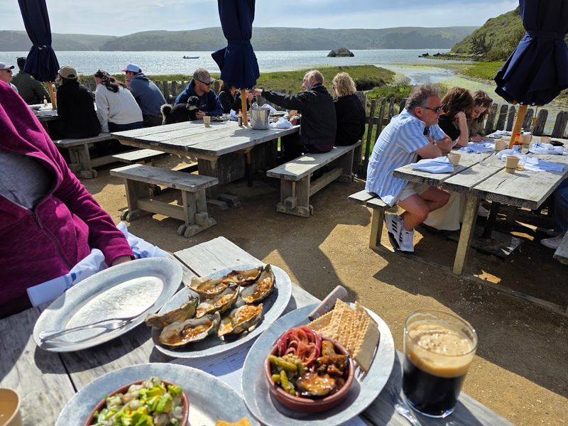 Outdoor Picnic-Style Seating With Priceless Water Views