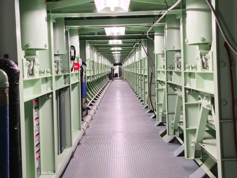 Walking the Access Tunnel to Stand Feet Away From the Missile