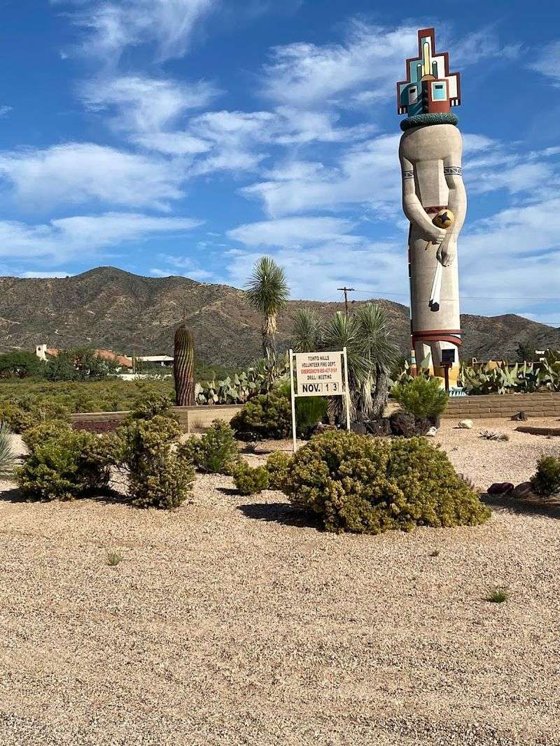 This Arizona Landmark Is Home to the World's Largest Kachina Doll Statue 8 A Landmark With Decades of History