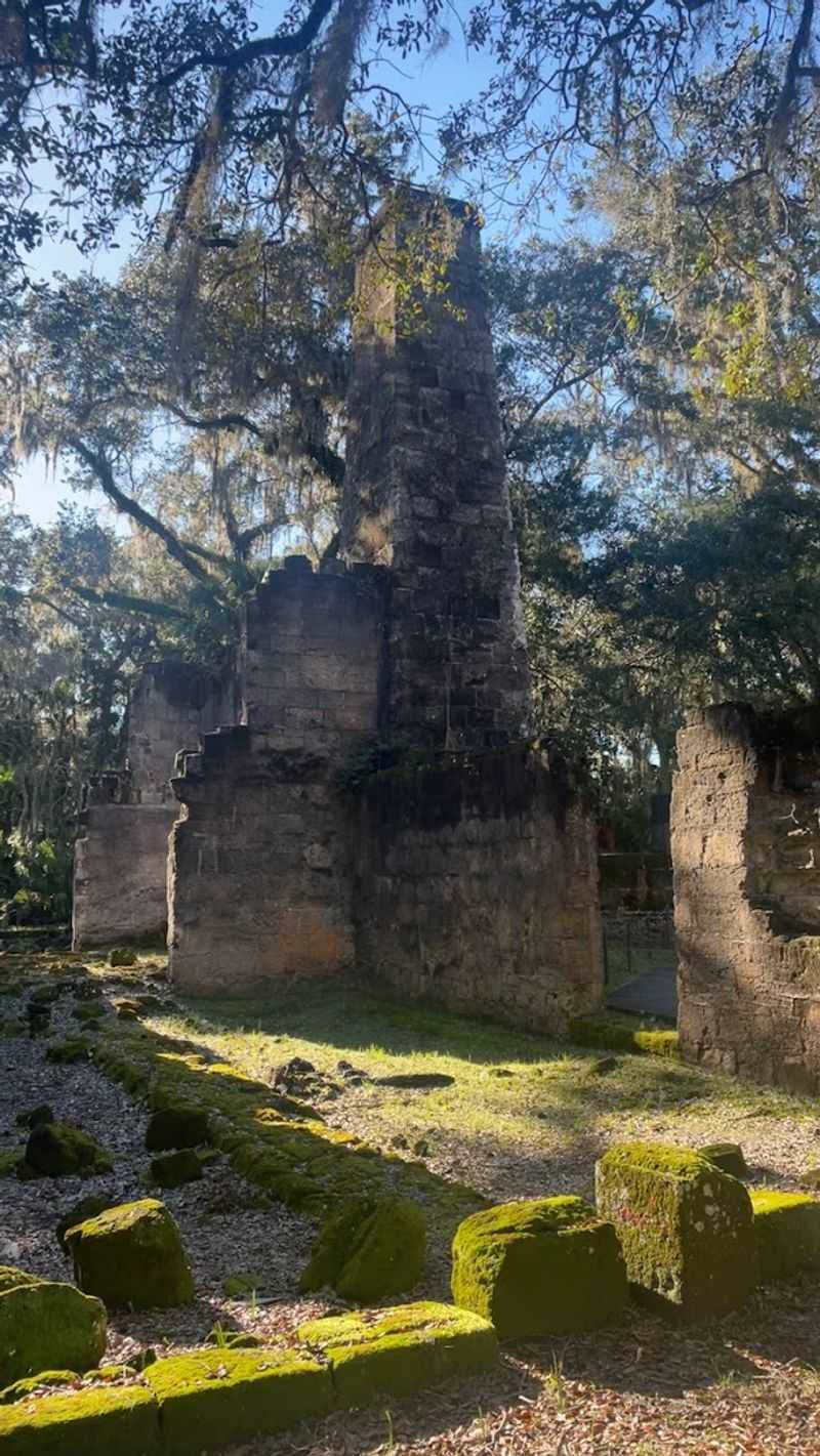Coquina Sugar Mill Ruins Standing Strong