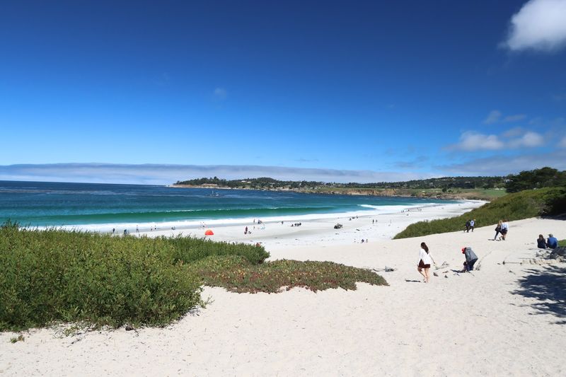 Carmel Beach: Where the White Sand Meets Wild Pacific Waves